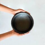 Set of 2 Abron S black terracotta bowls Raw bowl African artisanal bowl