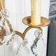 Pair of wall sconces in bronze and crystal – Empire Style – MG