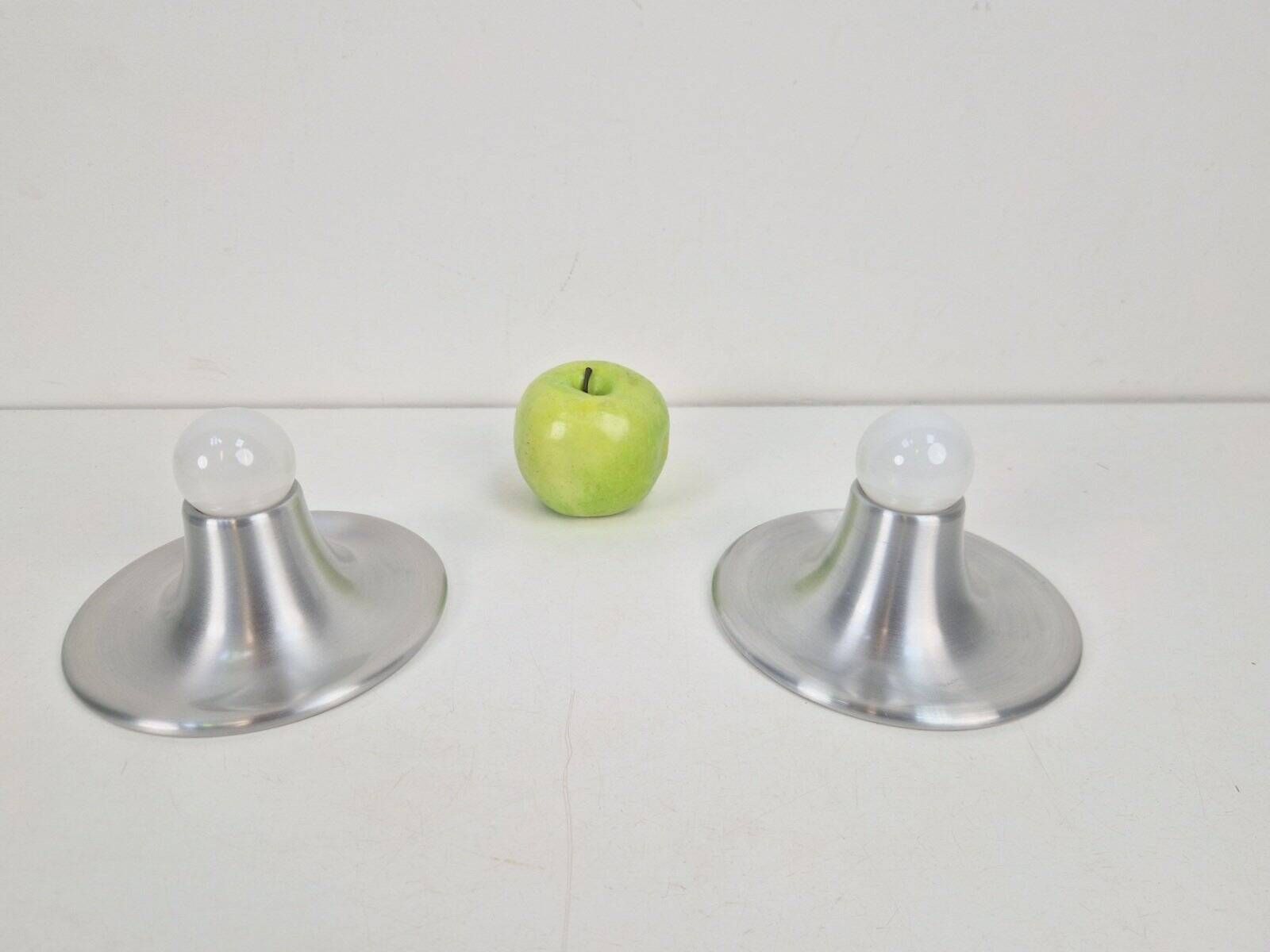 Vintage Space Age UFO Disc Wall Lamps from Targetti Sankey, 1970s, Set of 4