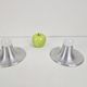 Vintage Space Age UFO Disc Wall Lamps from Targetti Sankey, 1970s, Set of 4