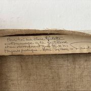 Scène côtière méditerranéen, huile sur toile signée