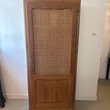 Cane-work oak bonnetière