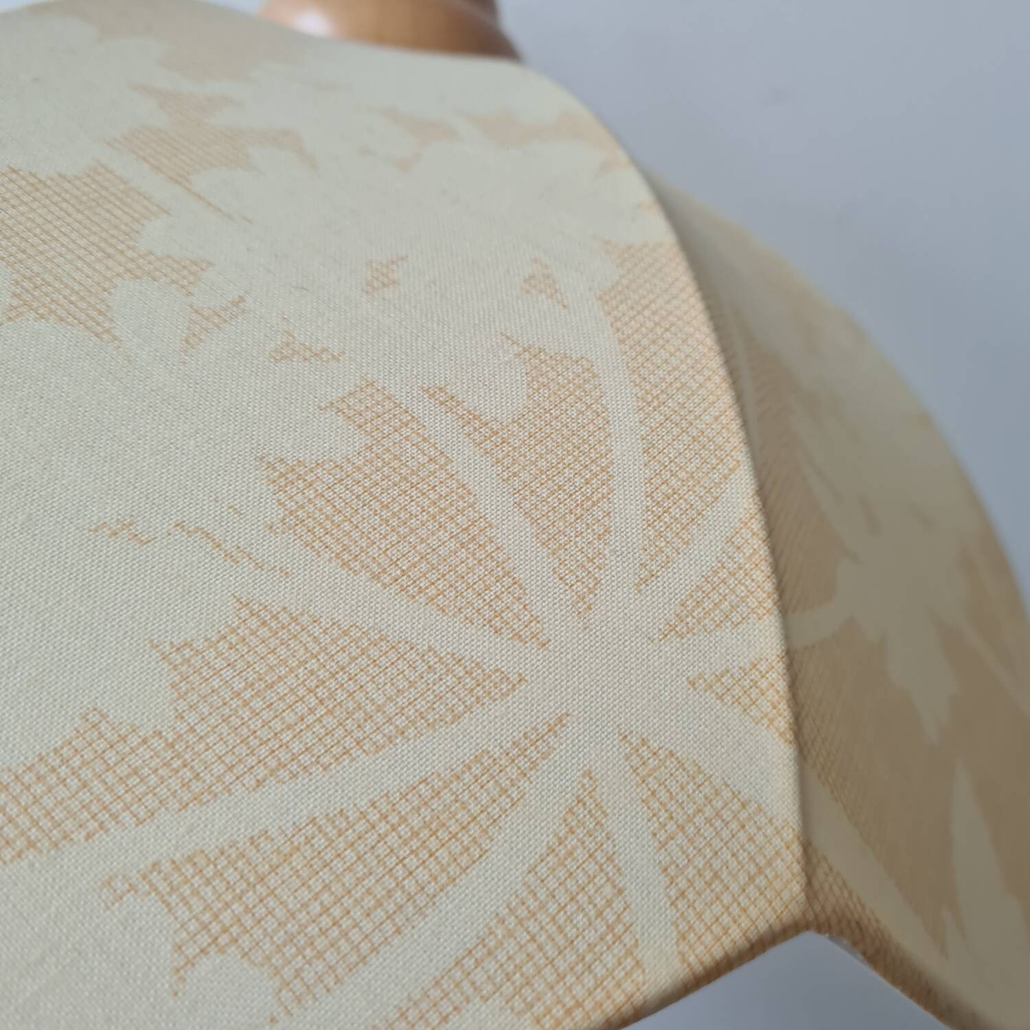 Vintage fabric flower pendant