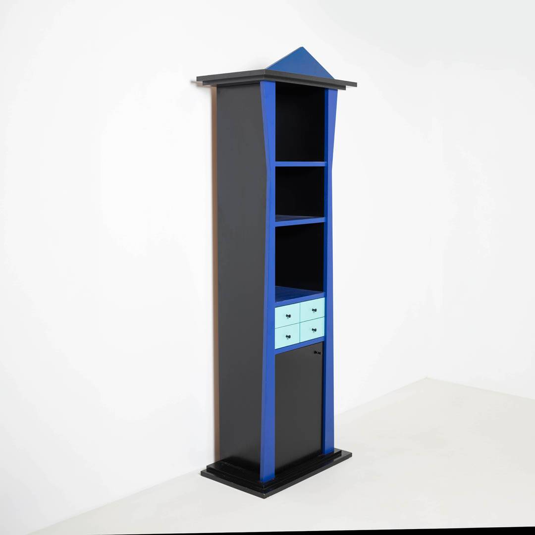 Postmodern Cabinet / Bookcase attributed to Peter Maly, Germany, 1980s
