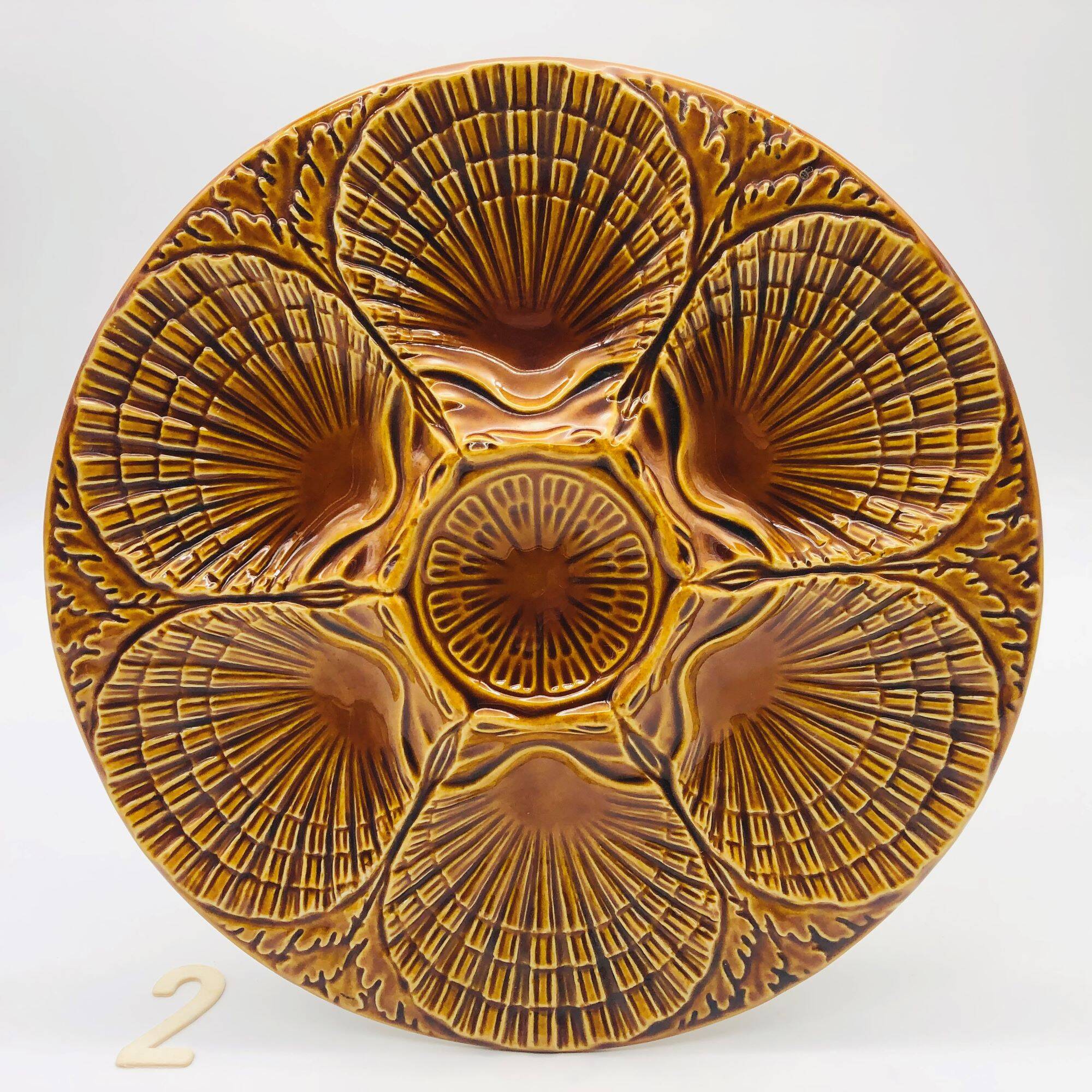 6 assiettes à coquillage, Secla Portugal