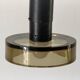 Flush mount in glass and yellow-brown metal by Seguso, 1950s, Italy.