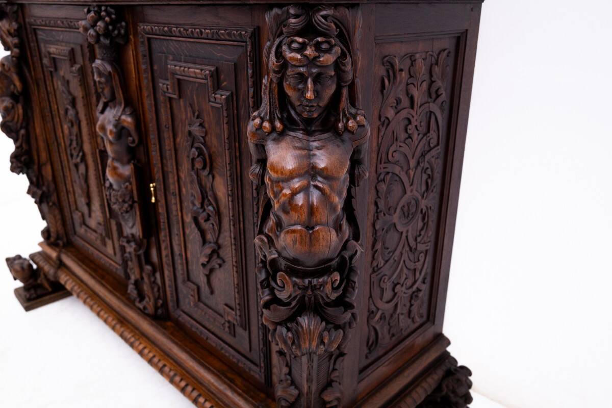Historic cabinet, France, circa 1870.