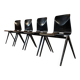 4 chaises Pagholz Thur op seat 1970