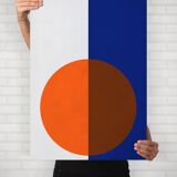 2 impressions d'art géométriques. 50x70cm