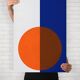 2 geometric art prints. 50x70cm