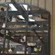Metal factory window mirror 1930 195x170cm