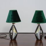 Table lamp from the “Burgundy” series, designed by Holm Sorensen, Soholm.