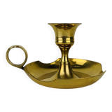 Golden brass candlestick rat of the cellar