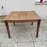 Old large square farmhouse style table