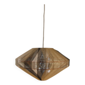 Contemporary cotton thread pendant light