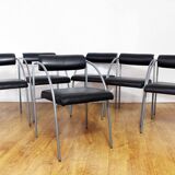 Set of 6 Vienna Chairs by Rodney Kinsman for Bieffeplast