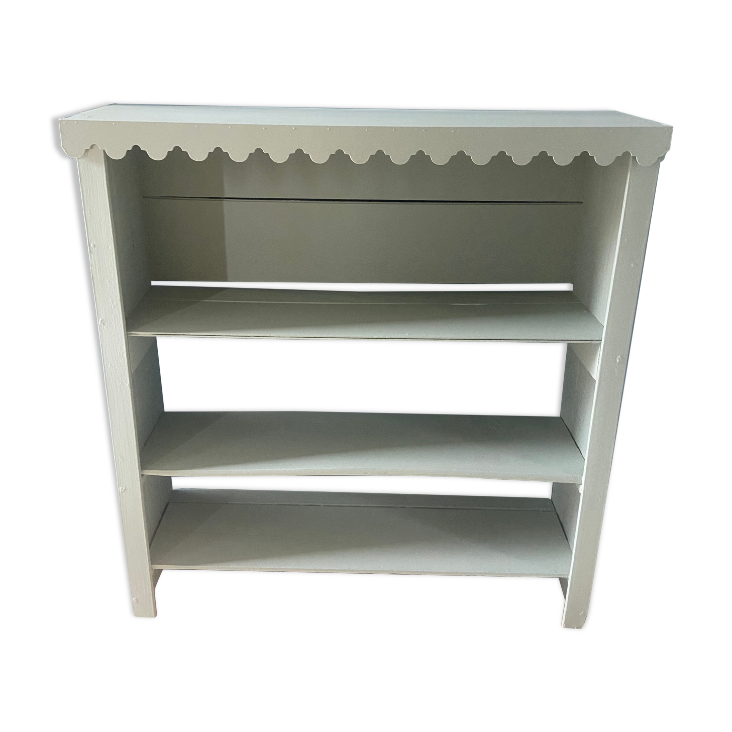 Shelf gray green vintage