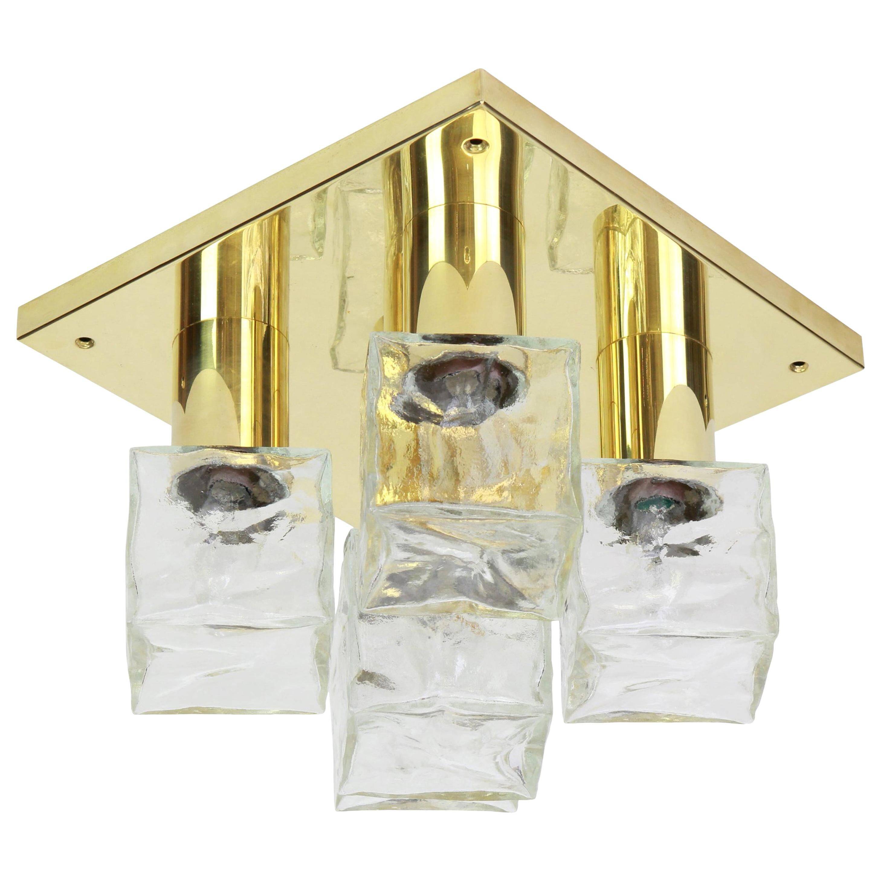 Glass chandelier from Murano by Kalmar, Austria, 1960s.