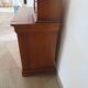 Vintage commode secretary dressing table sliding top 7 drawers cherry wood