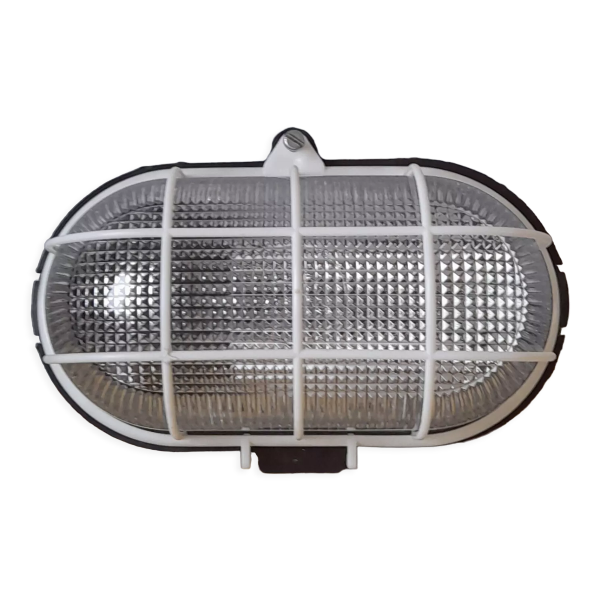 Ebonoid porthole lamp