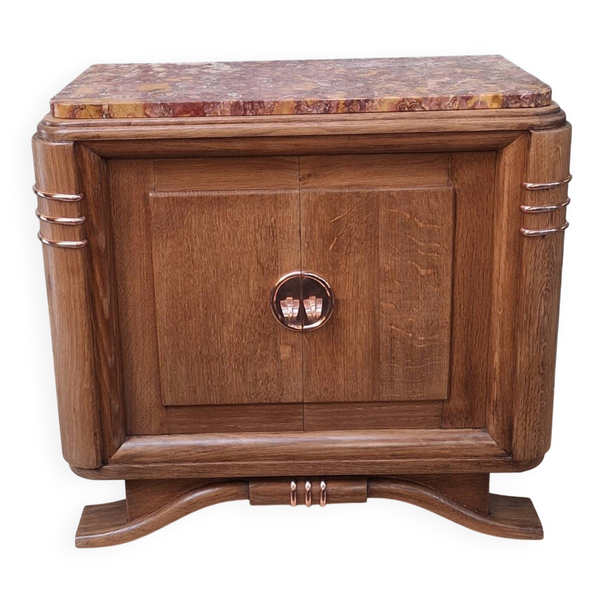 Antique oak chest of drawers