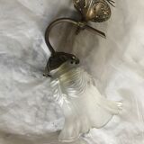 Swan collar wall light
