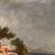 Peter baumgartner (1834-1911), seaside landscape, oil on canvas