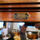 Wood and Art Deco glass showcase