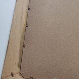 Large painted wood mirror