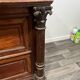 Grande commode style Empire en bois / acajou – 4 tiroirs