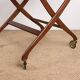 Danish folding teak rolling table, Svend Aage Madsen/Illums Bolhigus.