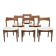 6 chaises danoises par Henning Kjaernulf en teck vintage scandinave 1960