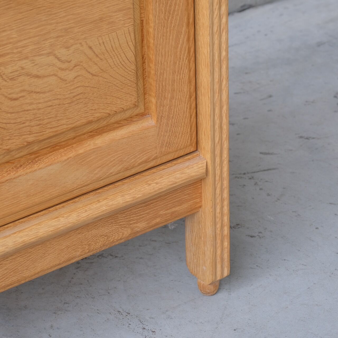 Oak sideboard by Guillerme and Chambron