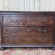 Three-drawer chest – Louis XIII style – Solid oak – 18th century