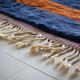 Moroccan wool beni ouarine rug 200x100cm