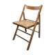 Chaise pliante à l'assise cannée