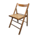 Chaise pliante à l'assise cannée