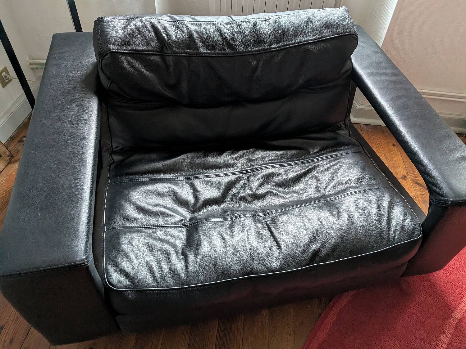 Steiner leather armchair