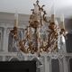 Bronze and crystal chandelier 8 fires