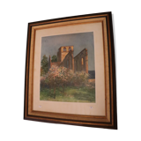 École du xx ème aquarelle