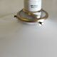 Opaline lampshade, brass claw - mid. 20th century