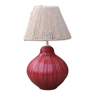 Lampe de chevet et abat-jour en corde
