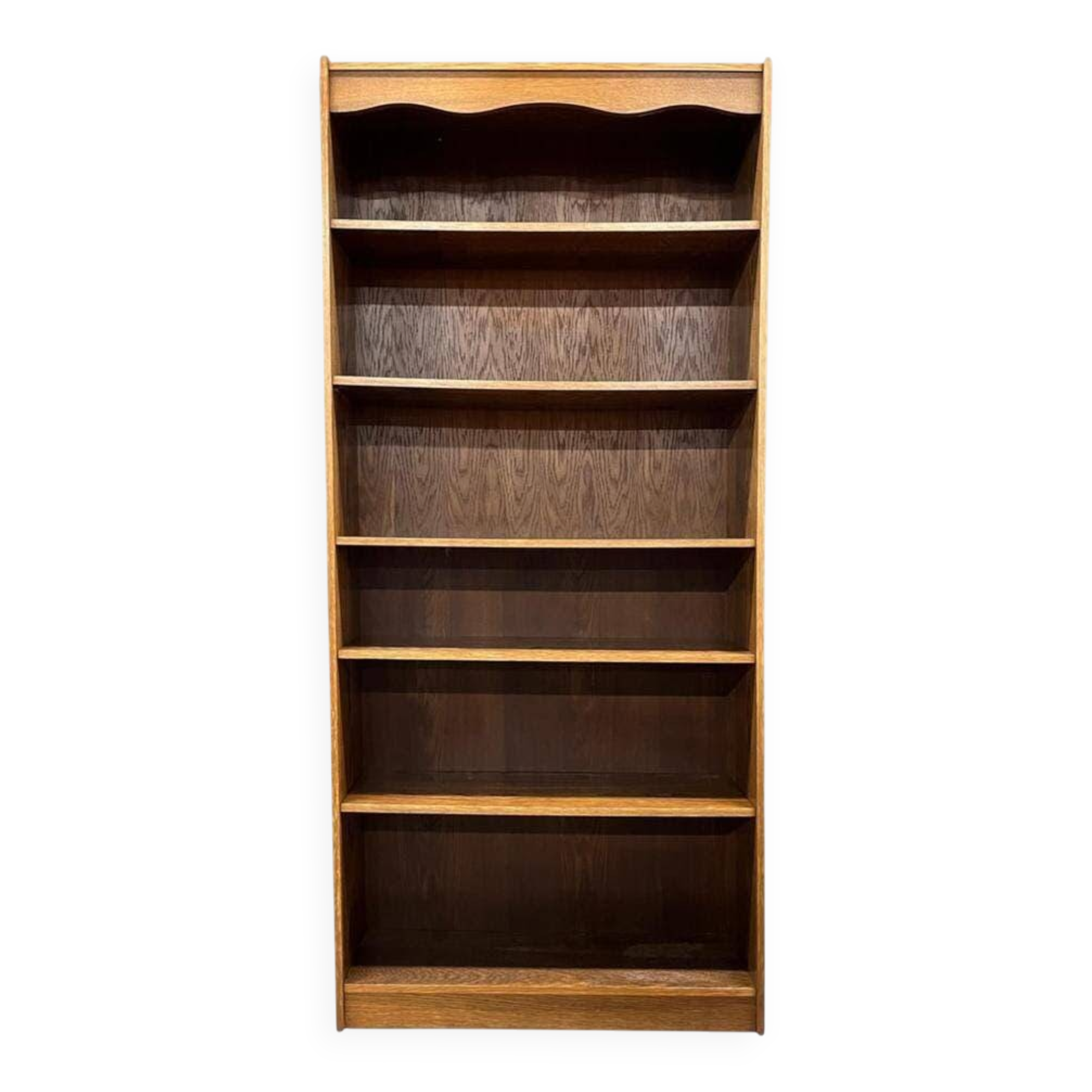Bibliothèque vintage en bois / étagère
