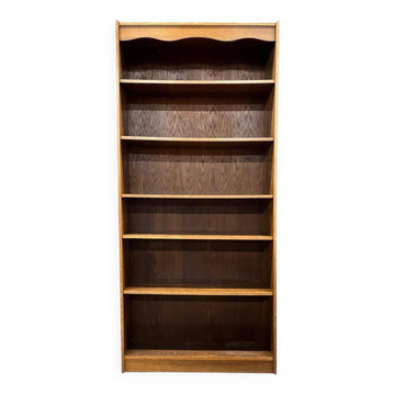 Bibliothèque vintage en bois / étagère