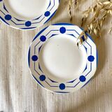 Digoin dessert plates model Chives