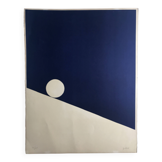Emile GILIOLI, Sans titre, c 1970. Lithographie originale signée au crayon
