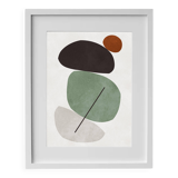 Handmade painting framed