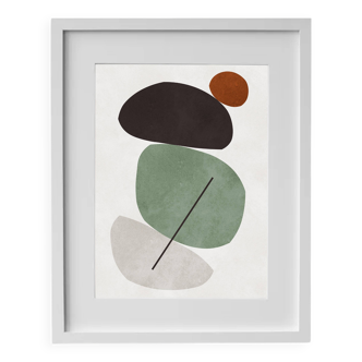 Handmade painting framed