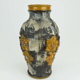 Mid century vase carstens model 7161-30 flower relief decor