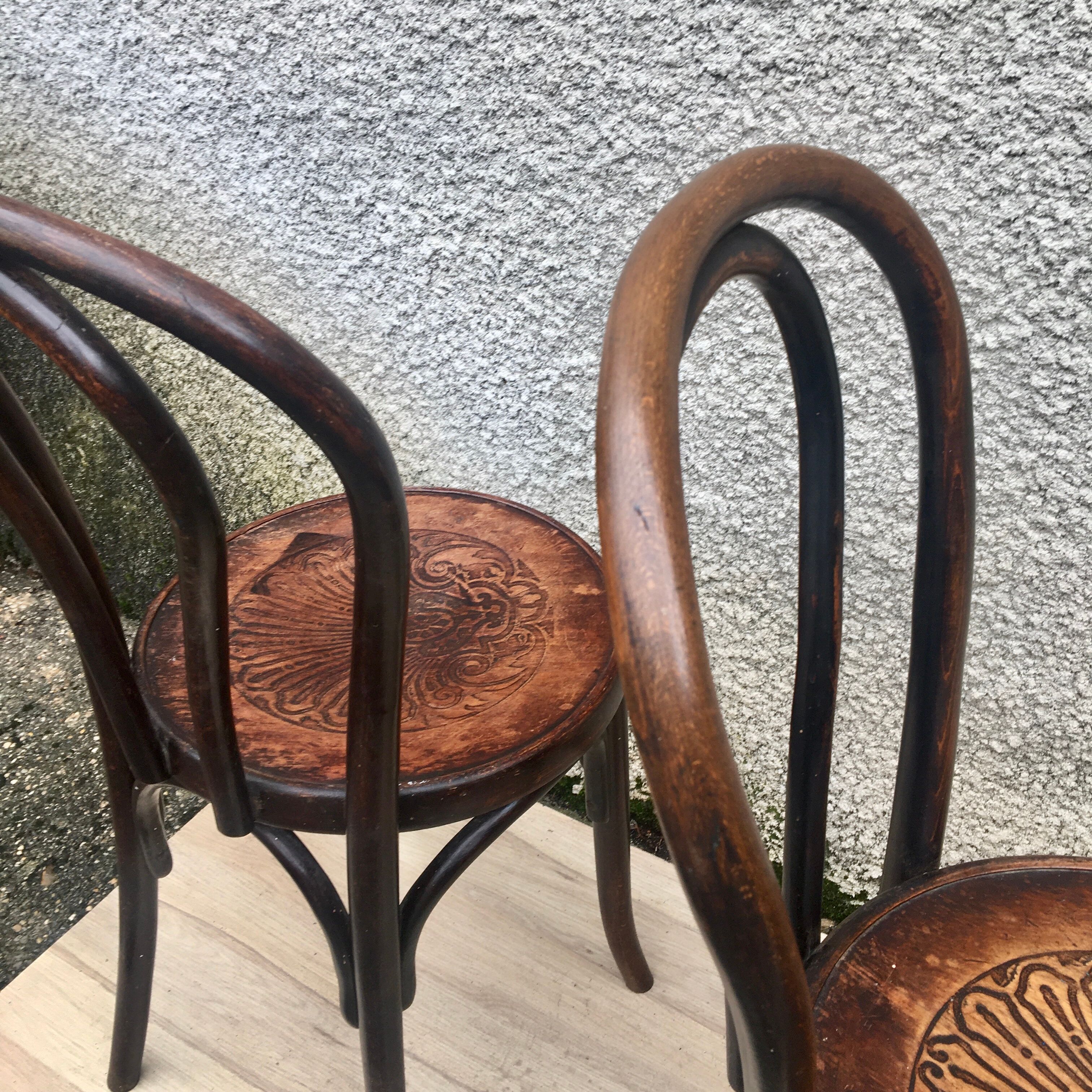 3 chairs bistrot fishel